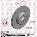 Zimmermann Brake Disc - Standard/Coated, 150.2911.20 150.2911.20